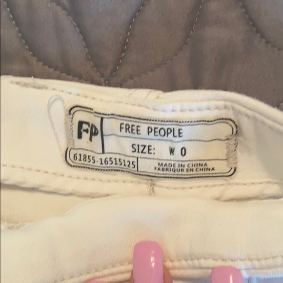 Free People Tight White Skirt - Picture 2 of 3
